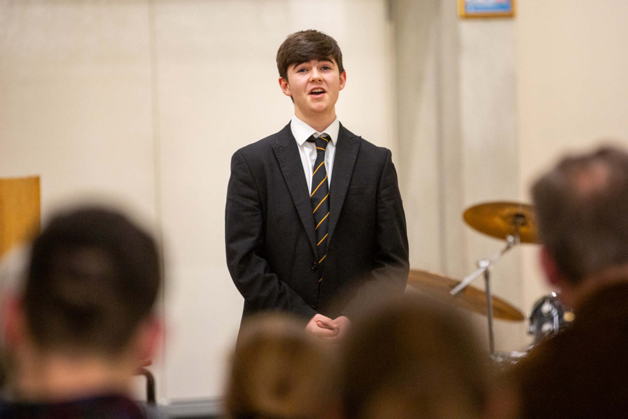 St Benedict's Music Festival Tom S singing