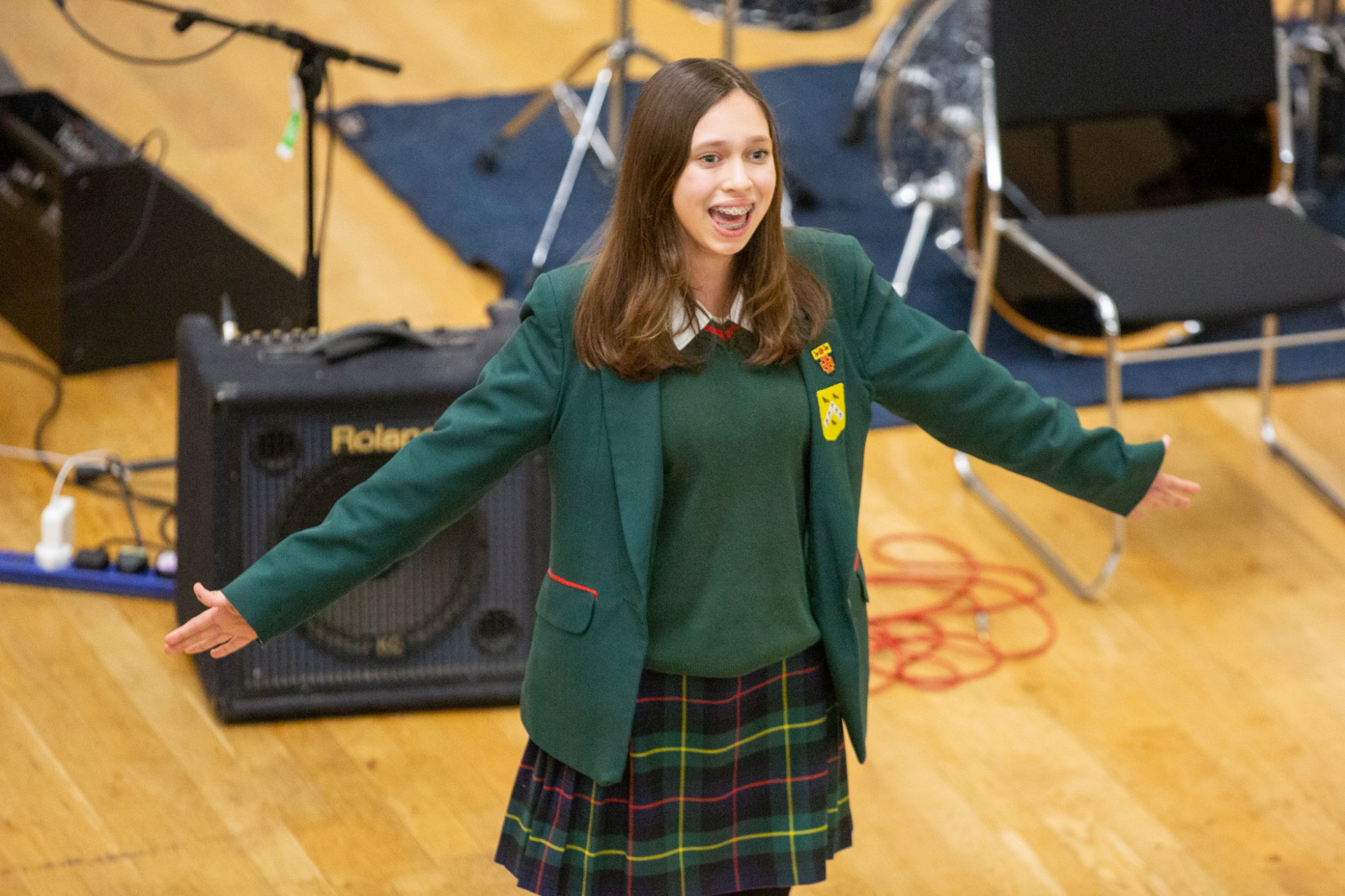 St Benedict's Music Festival Jessica W singing  